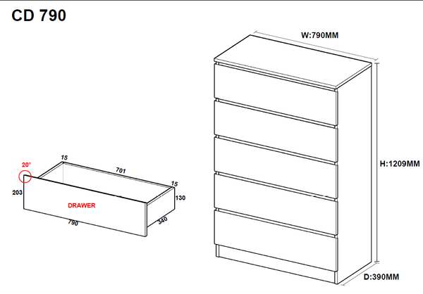 Como tallboy best sale