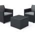 Claire 3 Piece balcony set with storage table - 2 Year Warranty - On Sale Now $449