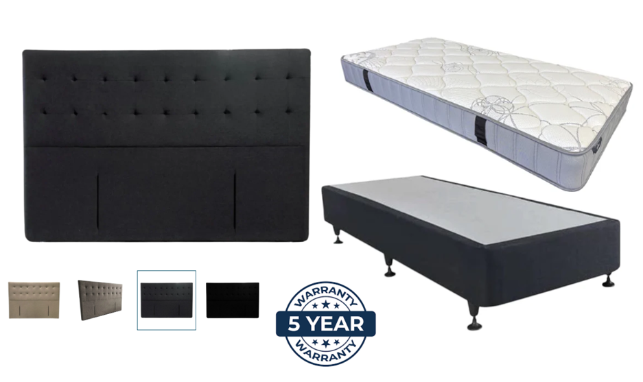 Bed Combo Deal – Includes Mattress/Base/Headboard – 4 Sizes – Up to 12% Off & Free Delivery Auckland