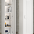 Cupboard - Pantry - Storage Organiser - Free Standing - 1 Door - 2 Colour Options